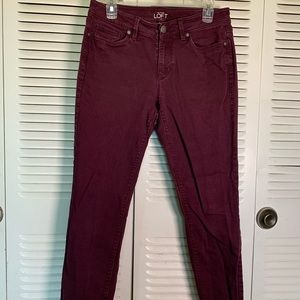 Maroon Jeans | Ann Taylor Loft